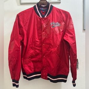 Polo by Ralph Lauren Red Varsity Jacket | Sizs L | Unisex | Preowned